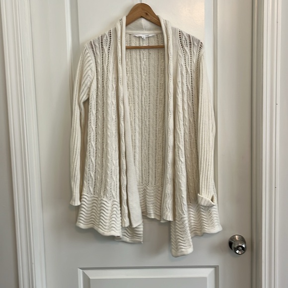 Shade cotton/wool blend open knit cardigan size medium - Picture 4 of 6